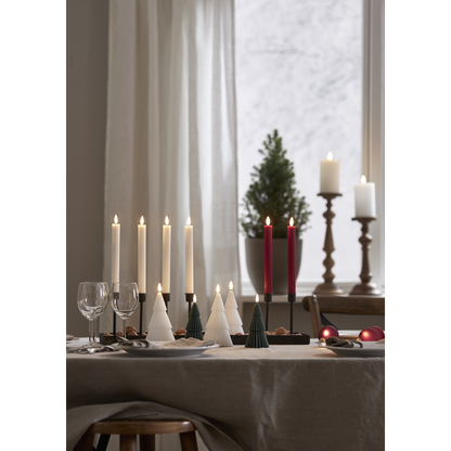 LED Antikljus 2-pack Flamme Stripe 25 cm