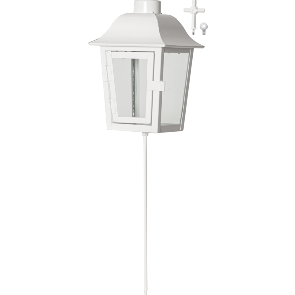 LED Gravlykta Vit metall 46 cm