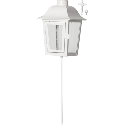 LED Gravlykta Vit metall 46 cm