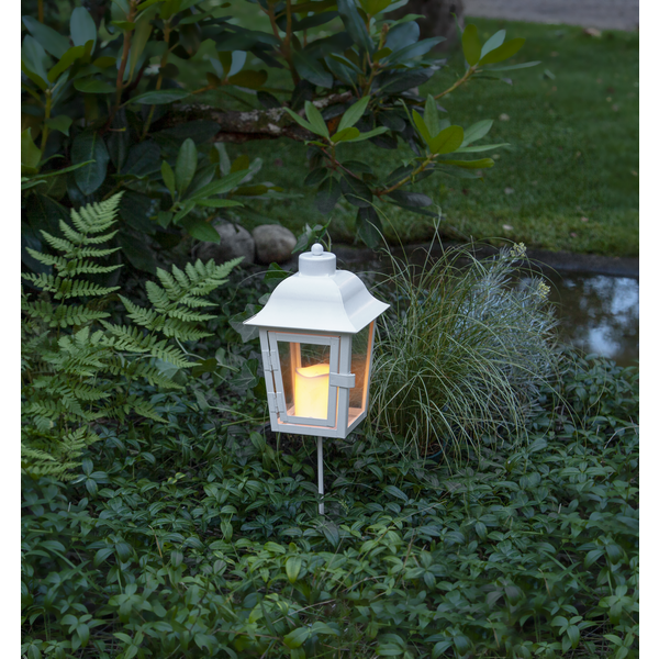 LED Gravlykta Vit metall 46 cm