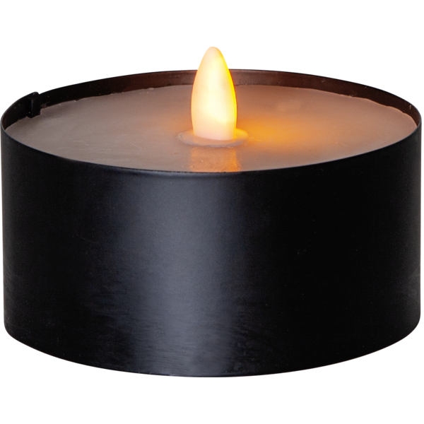 LED Utomhusmarschall svart plåt och vax