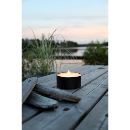 LED Utomhusmarschall svart plåt och vax