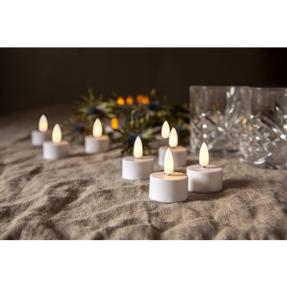 LED Värmeljus 2-pack Flamme 3,8x5 cm