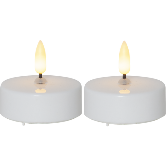 LED Värmeljus 2-pack Flamme 5,8x5,5 cm