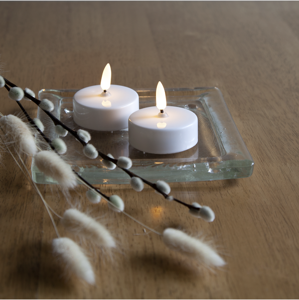 LED Värmeljus 2-pack Flamme 5,8x5,5 cm