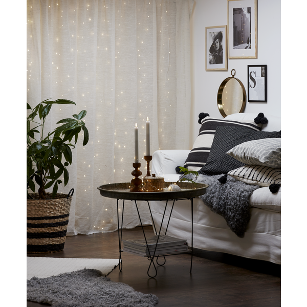 LED Antikljus 2-pack Flamme Rustic 25 cm Vit