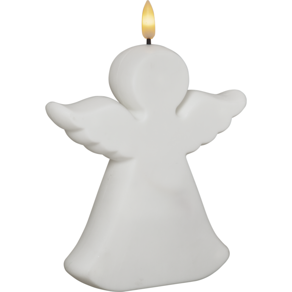 LED Gravljus Flamme Angel Vit 18 cm