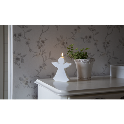 LED Gravljus Flamme Angel Vit 18 cm