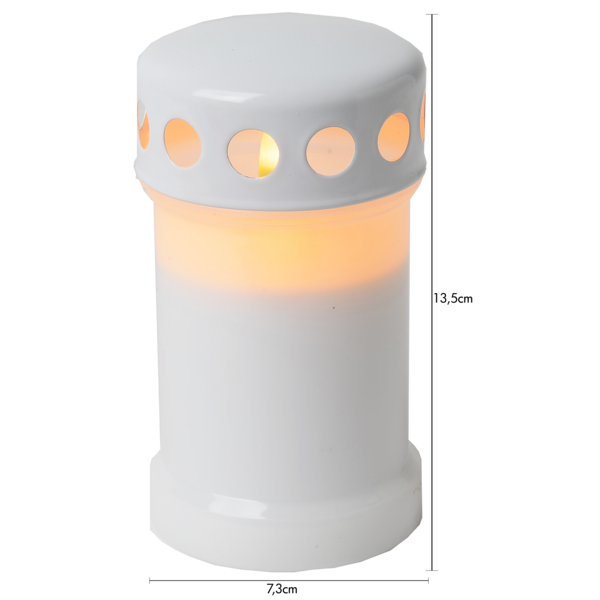 LED Gravljus Serene Vit 13,5 cm