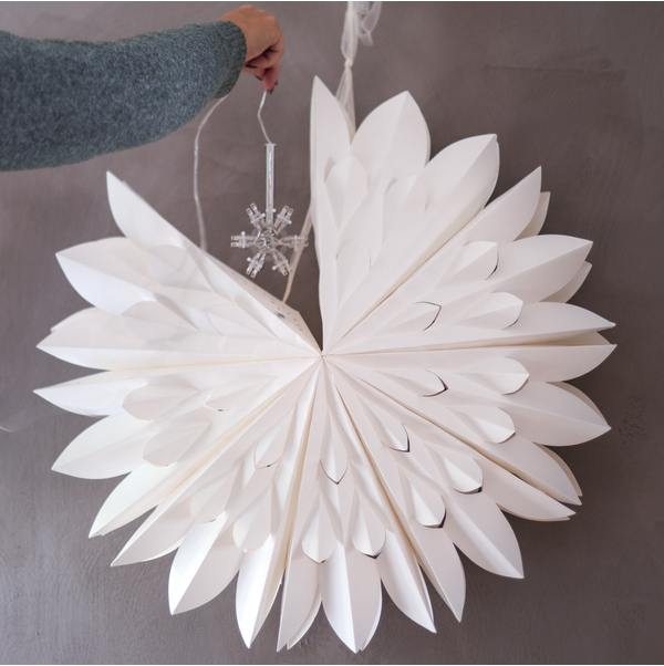 Belysning Jul Ljusslinga stjärna till pappersstjärna