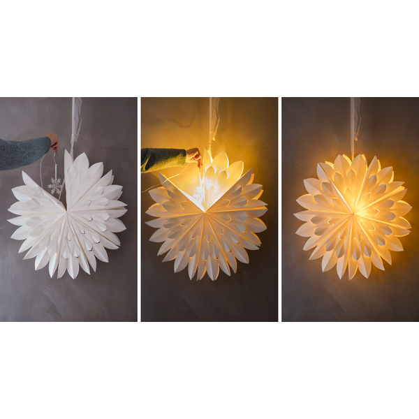 Belysning Jul Ljusslinga stjärna till pappersstjärna