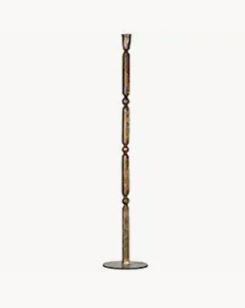 Ljusstake 73 cm Antik Mässing