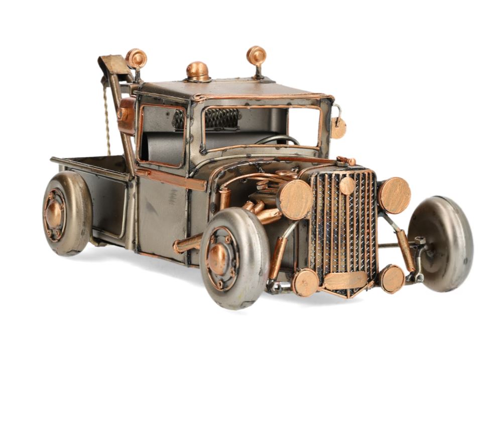 Dekoration Bärgningsbil Metallic 30x14x12cm