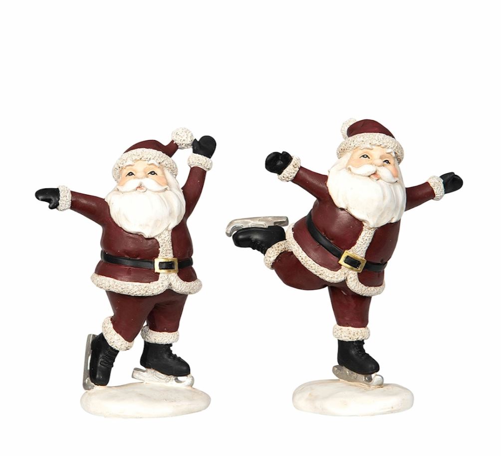 Juldekoration Inomhus 2-pack Tomtar Skridskor Mix