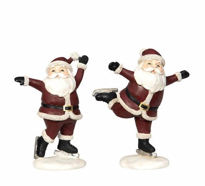 Juldekoration Inomhus 2-pack Tomtar Skridskor Mix