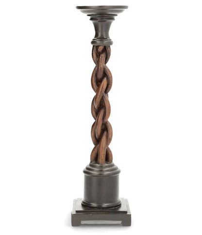 Ljusstake Kedja 43 cm svart brun