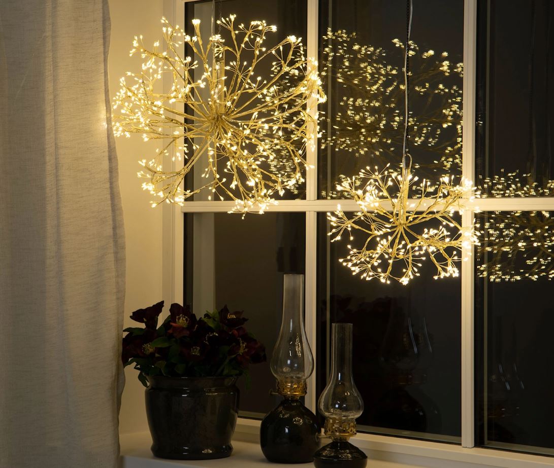 Belysning Jul LED-boll Med Grenar Ø40 cm