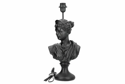 Bordslampa Byst Svart Poly Lampfot 22x16x50cm HH