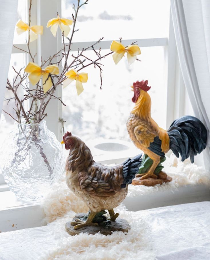 Påskdekoration Tupp 34 cm