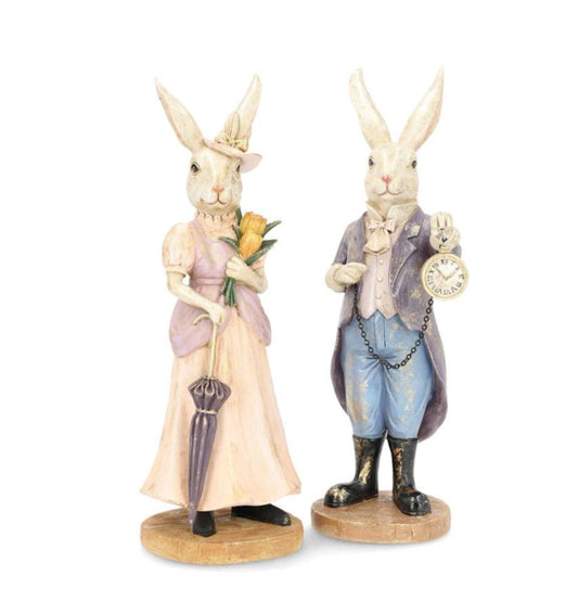 Påskdekoration Herr och Fru Kanin Mix 29/30cm