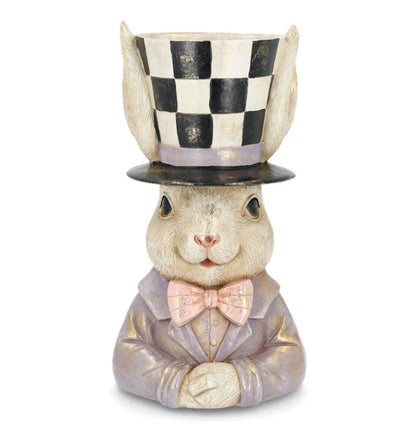 Påskdekoration Byst Herr Kanin Hatt Cirkus 34cm