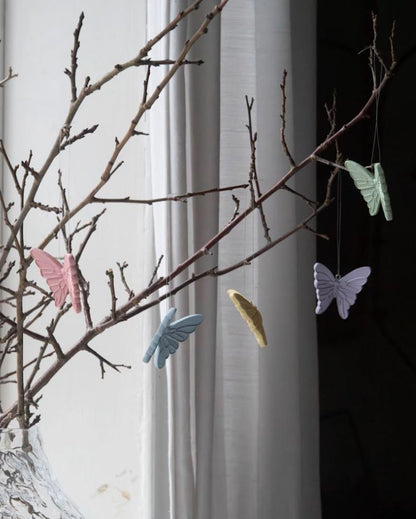 Påskdekoration Hänge Fjäril Mix 10-pack