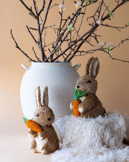 Påskdekoration Kaniner Morot 2-pack Mix