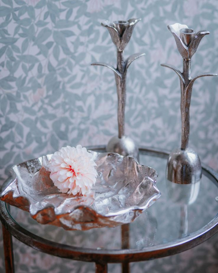 Ljusstake Signe Ros 32 cm I lager vecka 07