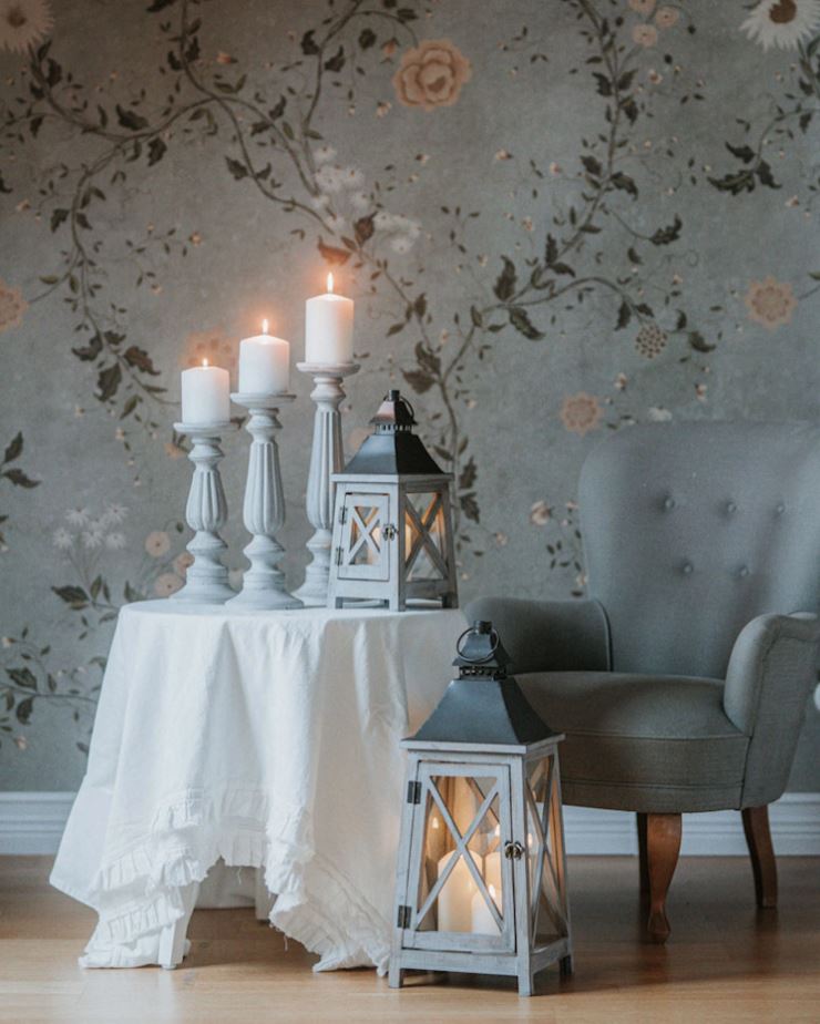 Ljusstake Trä 3-pack 30/35/40 cm I lager vecka 09