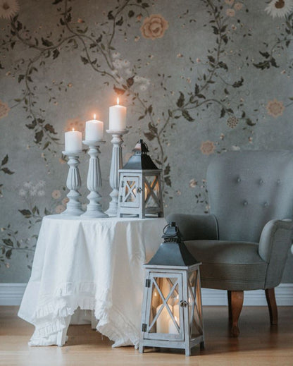 Ljusstake Trä 3-pack 30/35/40 cm I lager vecka 09