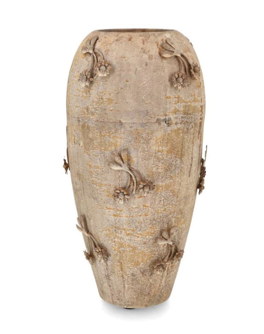 Vas Elina Floral Beige 34 cm I lager Mars 2026