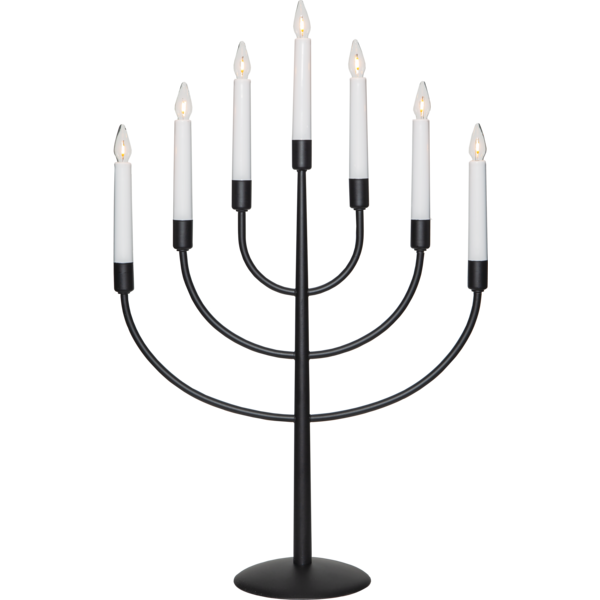 Adventsljusstake Titus 59 cm svart