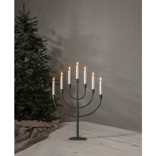 Adventsljusstake Titus 59 cm grön