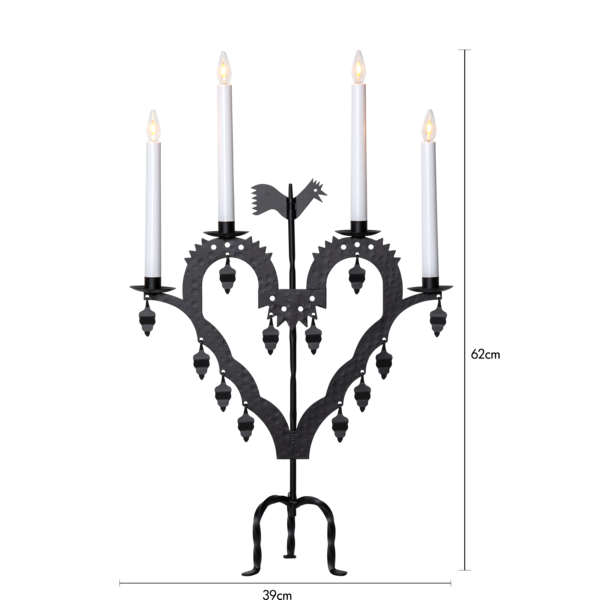 Adventsljusstake Tupp 62 cm