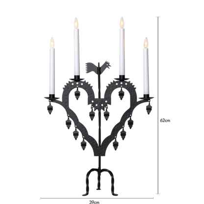 Adventsljusstake Tupp 62 cm