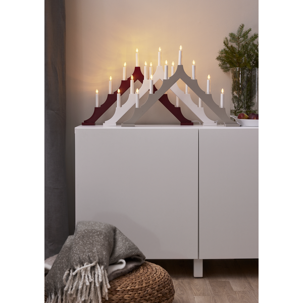 Adventsljusstake ALMA 58,5x5,5x40,5 cm Beige