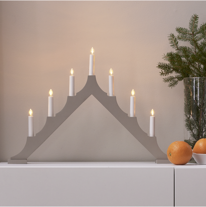 Adventsljusstake ALMA 58,5x5,5x40,5 cm Beige