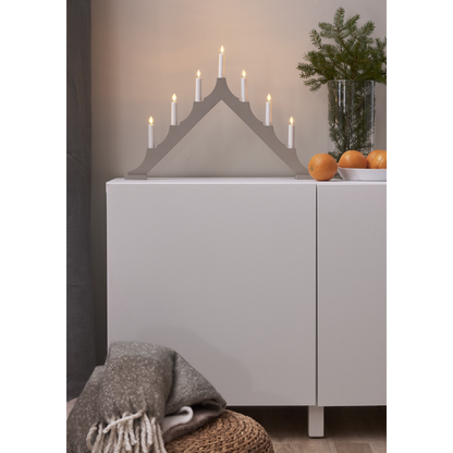Adventsljusstake ALMA 58,5x5,5x40,5 cm Beige