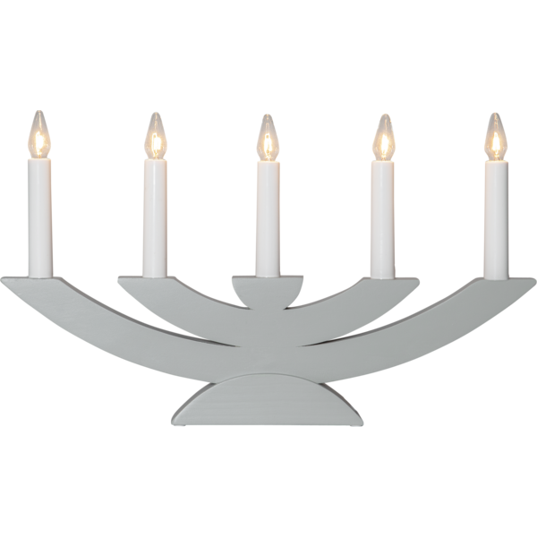 Adventsljusstake Navida 42x5x24 cm ljusgrå
