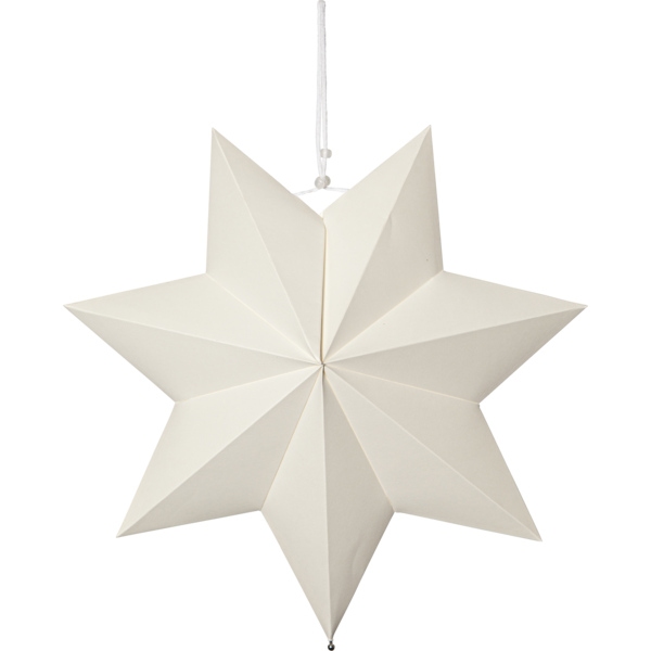 Adventsstjärna Pappersstjärna Polar 40 cm vit