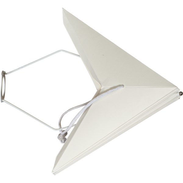 Adventsstjärna Pappersstjärna Polar 40 cm vit