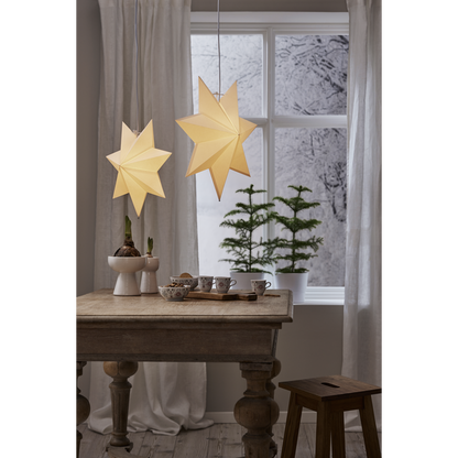 Adventsstjärna Pappersstjärna Polar 55 cm vit