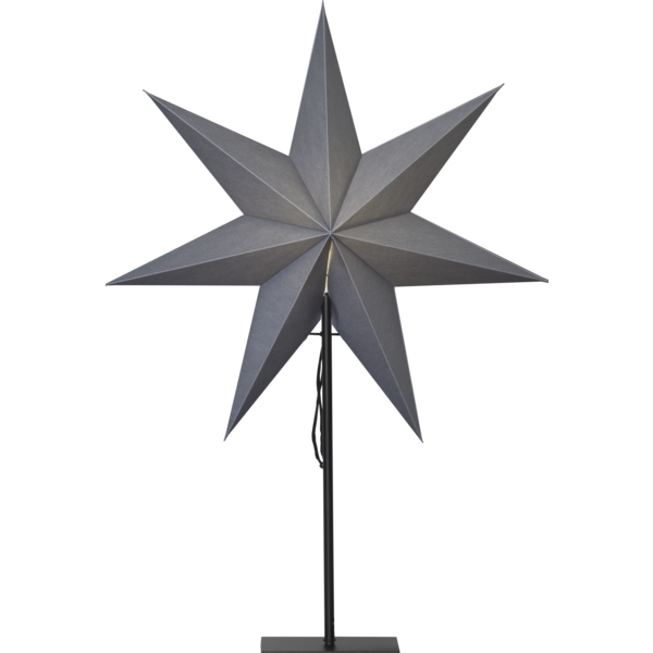 Adventsstjärna Pappersstjärna på fot Frozen 75 cm