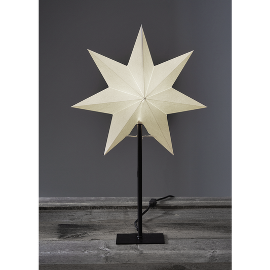Adventsstjärna Pappersstjärna på fot Frozen 55 cm