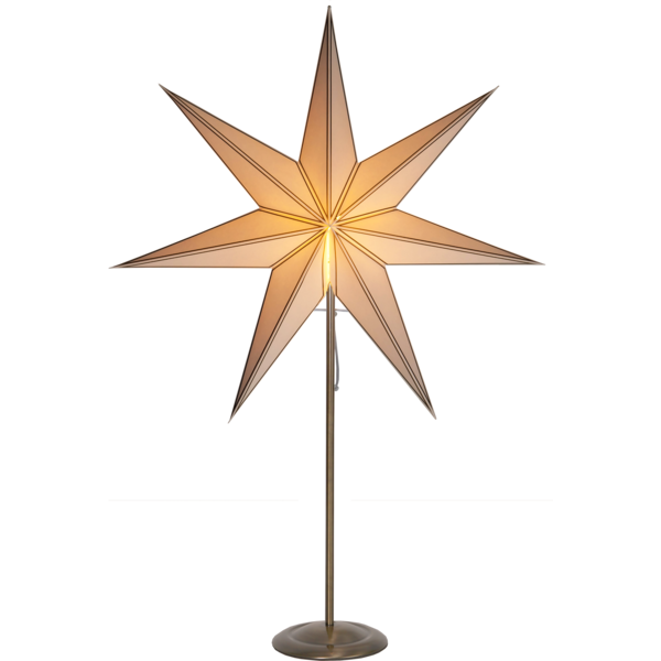 Adventsstjärna Pappersstjärna på fot Nicolas 90 cm
