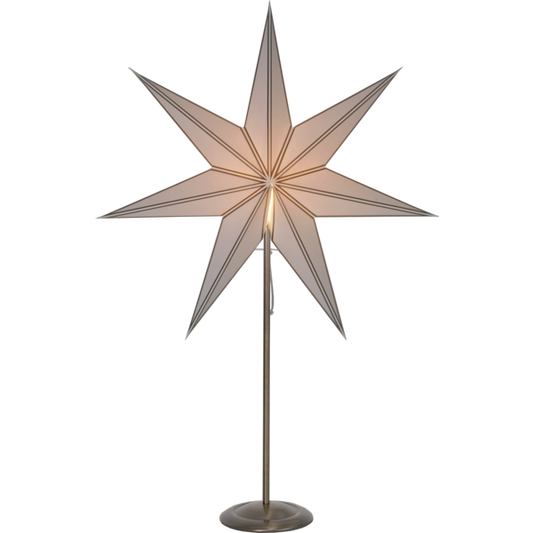 Adventsstjärna Pappersstjärna på fot Nicolas 90 cm