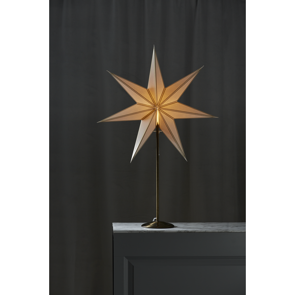 Adventsstjärna Pappersstjärna på fot Nicolas 90 cm
