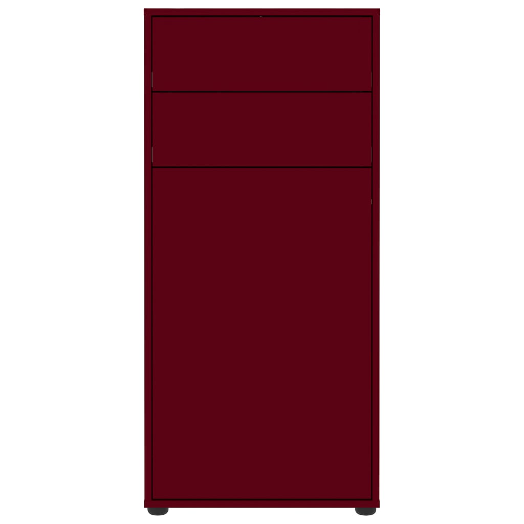 Skoställ DIV. Skoskåp GW-Madeo rubinröd