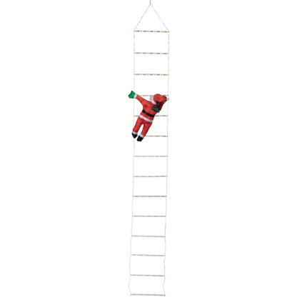 Juldekoration Utomhus Tomte med stege 200 cm