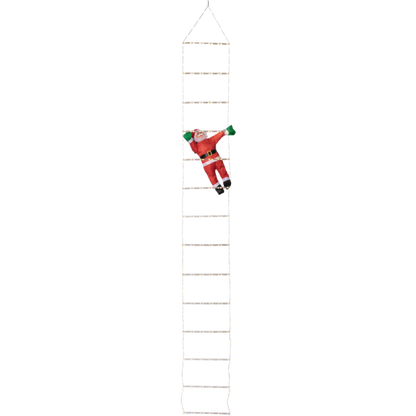 Juldekoration Utomhus Tomte med stege 200 cm